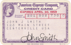 American Express purple credit card