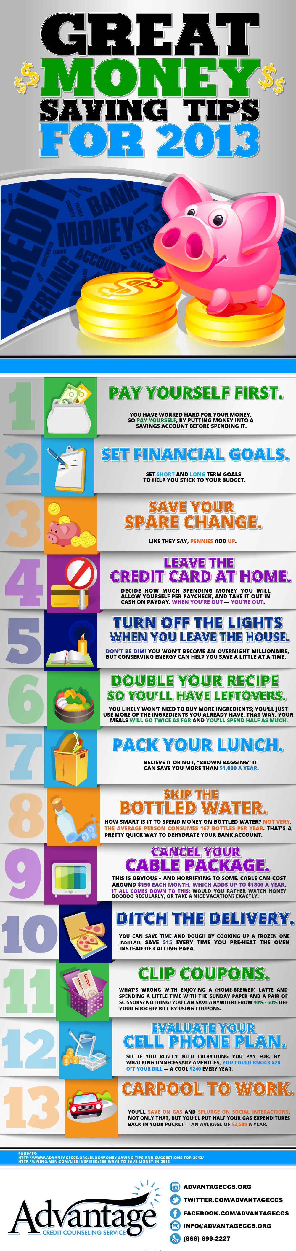 great money saving tips 2013