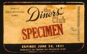 the diners club card